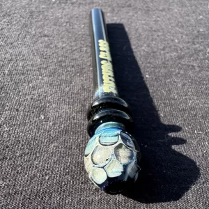Piteira 7MM Black Bucal Vapor de Prata