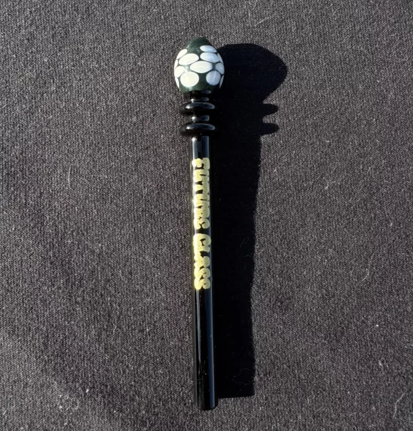 Piteira 6MM Black Bucal Sparkle - Image 2