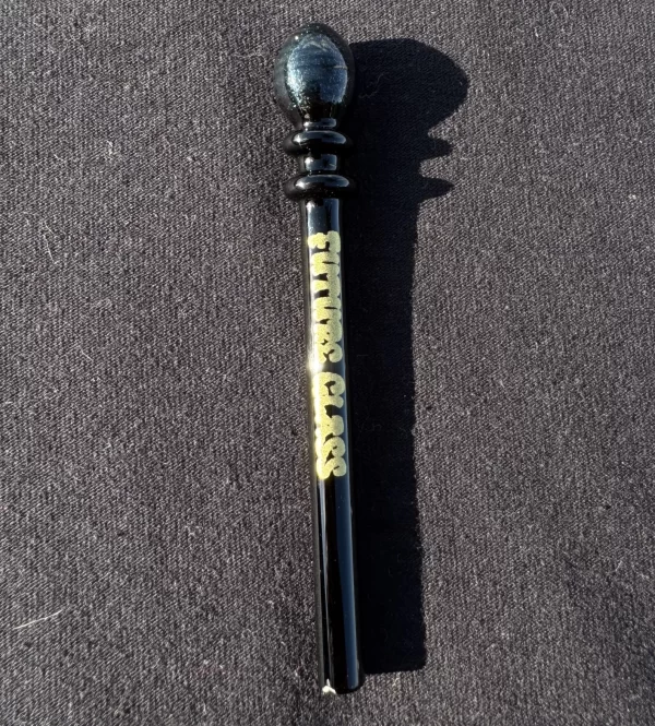 Piteira 6MM Black Bucal Sparkle - Image 2